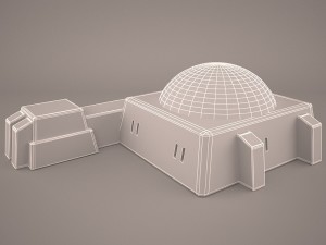 mos eisley tatooine building star wars 3D मॉडल