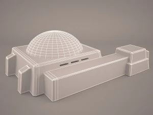 mos eisley tatooine building star wars 3D Model
