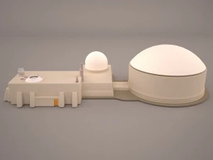 mos eisley tatooine building star wars 3D Модель