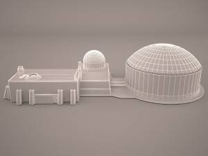 mos eisley tatooine building star wars 3D Model