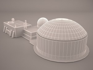 mos eisley tatooine building star wars 3D Model