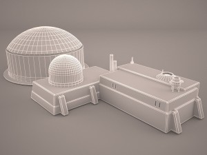 mos eisley tatooine building star wars 3D Model