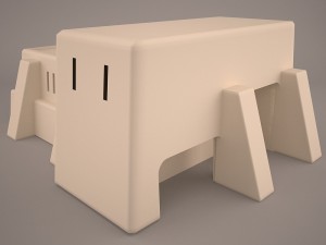 mos eisley tatooine building star wars 3D Model