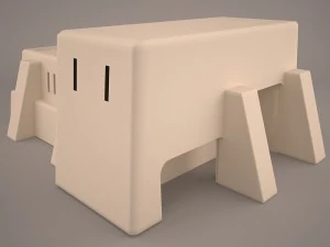 mos eisley tatooine building star wars 3D Model