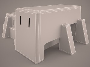 mos eisley tatooine building star wars 3D Model