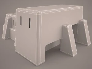 mos eisley tatooine building star wars 3D Model