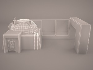 mos eisley tatooine building star wars 3Dモデル