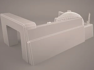 mos eisley tatooine building star wars 3D Model