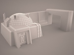 mos eisley tatooine building star wars 3Dモデル