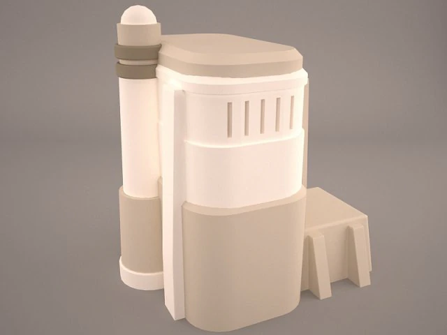 mos eisley tatooine building star wars 3D Model .c4d .max .obj .3ds .fbx .stl .blend 
