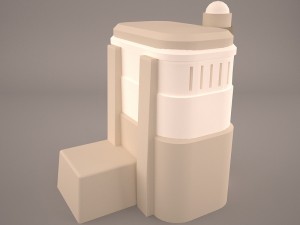 mos eisley tatooine building star wars 3D 모델