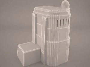 mos eisley tatooine building star wars 3D Model