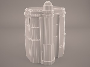 mos eisley tatooine building star wars 3D 모델