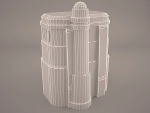mos eisley tatooine building star wars 3D Model