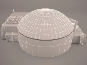 mos eisley tatooine building star wars 3D Model