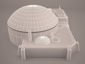 mos eisley tatooine building star wars 3D मॉडल