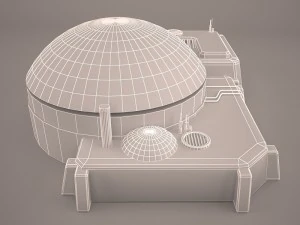 mos eisley tatooine building star wars 3D Model