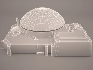 mos eisley tatooine building star wars 3D Model