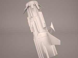 transport old engine star wars 3D Model