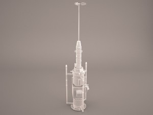 water collector star wars 3D मॉडल