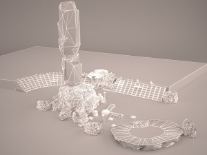 mos espa grand arena star wars 3D-Modell