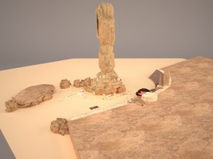 mos espa grand arena star wars 3D-Modell