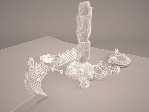 mos espa grand arena star wars 3D-Modell
