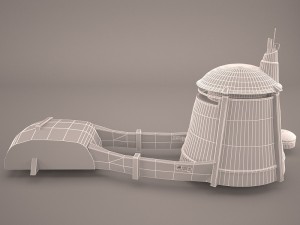 tatooine house building star wras 3D Model