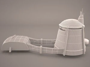 tatooine house building star wras 3D Model