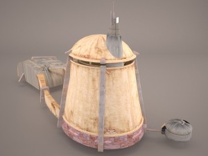 tatooine house building star wras 3D Model