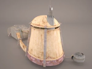 tatooine house building star wras 3D Model