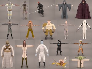 star wars collection 6 Model 3D