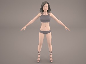 maha female 3D Модель