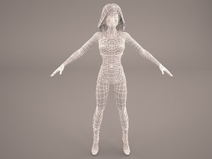 maha female 3D-Modell