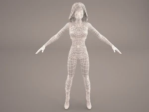 maha female 3D Model