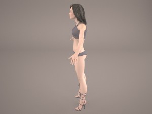 maha female 3D-Modell