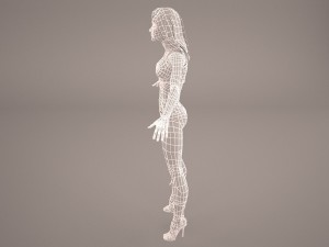 maha female 3D-Modell