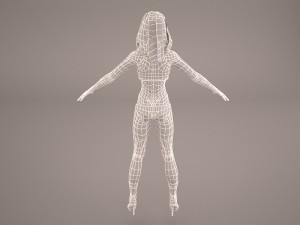 maha female 3D-Modell