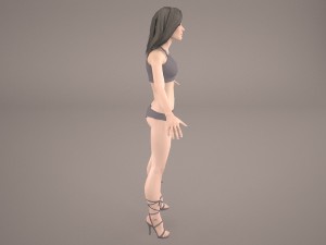 maha female 3D-Modell