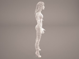 maha female 3D-Modell