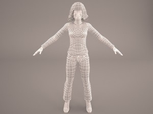 masha female Model 3D