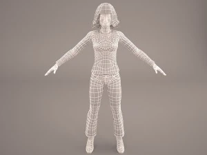 masha female 3D Model