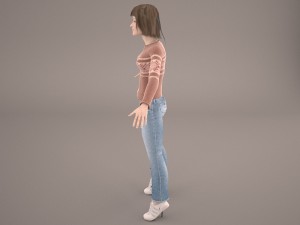 masha female Model 3D