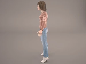 masha female 3D Model