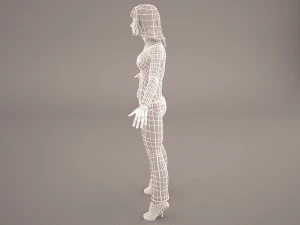 masha female 3D Model