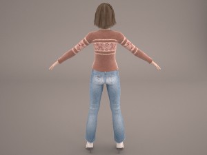 masha female Model 3D