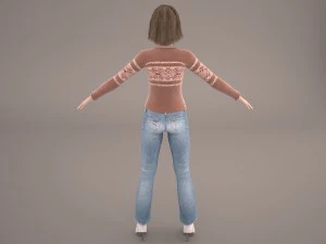 masha female 3D Model