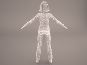 masha female Model 3D