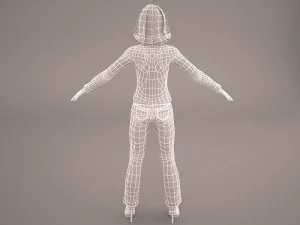 masha female 3D Model