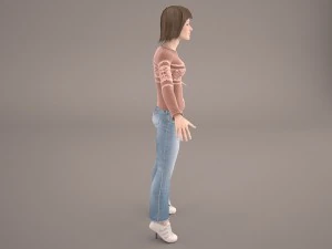 masha female 3D Model